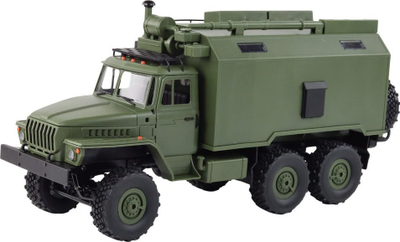 Kamion ushtarak me pult Leantoys WPL B-36, R/C, shkalla 1:16, i gjelbër