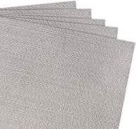 Fletë dekorative filt Penword, 20x30cm, set 10 copë, gri
