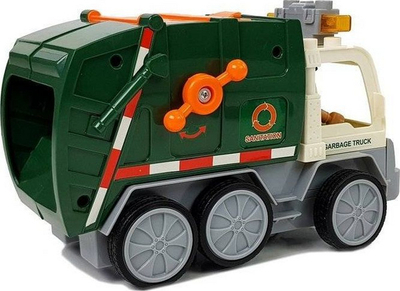 Lodër kamion mbeturinash me telekomandë, R/C Auto LEANToys, 12 copë