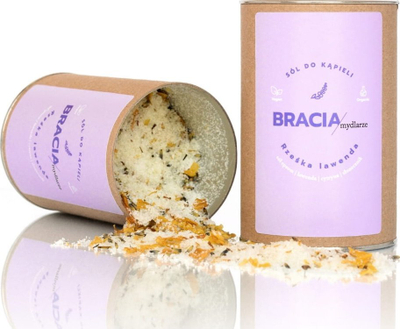 Kripë banjoje Brothers Soap Makers Fresh Lavender, 300g, me livando dhe limon