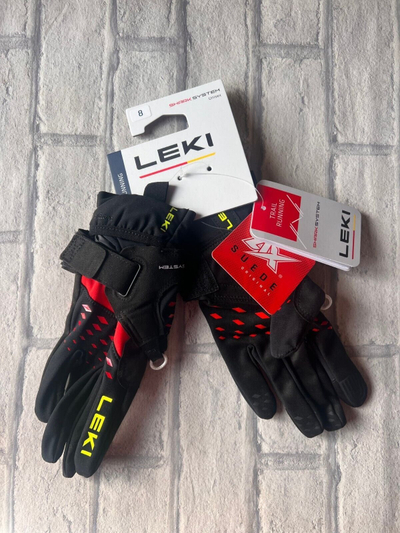 Ракавици за трчање Leki Ultra Trail Breeze Shark, унисекс, Softspan, со систем Shark