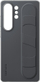 Mbrojtëse telefoni Samsung Silicone Standing Grip Case Galaxy S25 Ultra, silikon, me këmbë mbajtëse, gri e errët