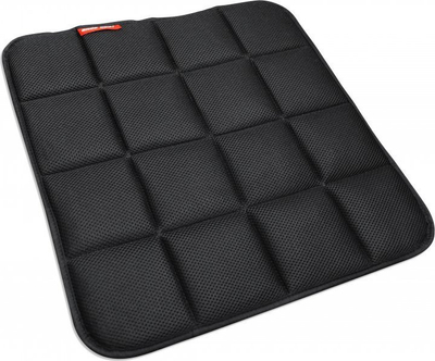 Jastik për karrige AndaSeat Green-touch, 450x450mm, bambu me karbon natyral, fibër karboni, i zi