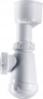 Syfon pisoari Jimten PWE, vertikal, 1 1/4 x 32, kafe