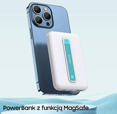 Powerbank Usams PB64, 10000mAh, 20W QC3.0 PD MagSafe, e bardhë