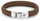 Byzylyk Rebel & Rose Braided Oval RR-L0041-S, i kaftë 21 cm