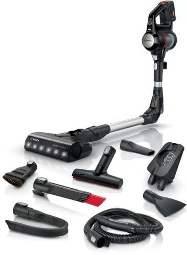 Безжична правосмукалка Bosch Unlimited Serie 7 BCS711EXT, мотор TurboSpin, батерија 3.0Ah, сива