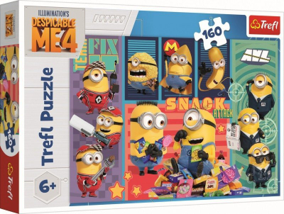 Puzzle Trefl Minions Entertainment, 160 copë, shumëngjyrësh