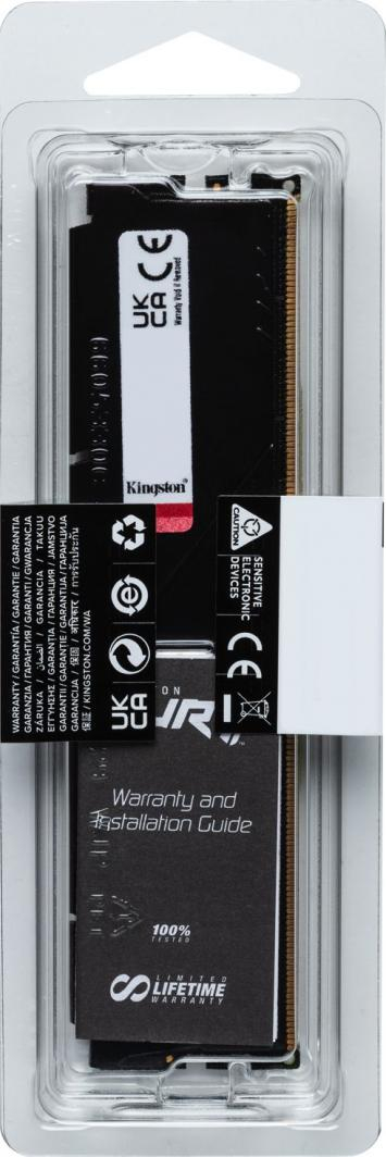 Memorie Kingston Fury Beast, DDR5, 8 GB, 5200 MHz, CL40, KF552C40BB-8