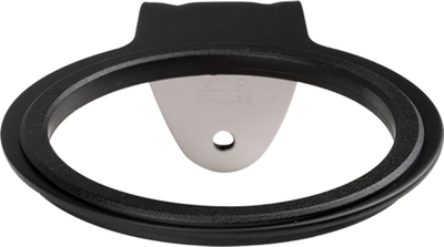 Mbajtëse muri për tharëse flokësh ATL Q97, çelik, diametër 7.8 cm, e zezë