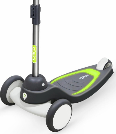 Trotinet balancues Qplay Mika, 3 rrota, LED, jeshil