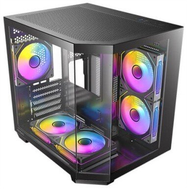 Kasë kompjuteri Antec CX M2 ARGB B, Mini Tower, Micro ATX, e zezë