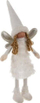 Figurinë dekorative Ruhhy Fairy White Christmas 22342, për Krishtlindje, e bardhë