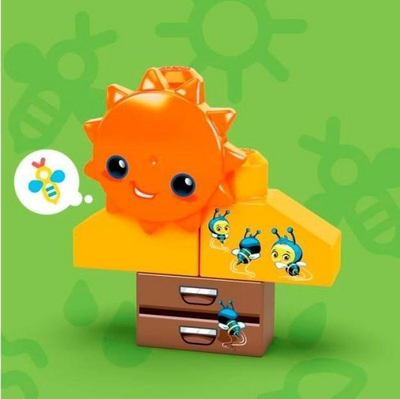 Blloqe ndërtimi Mattel Mega Bloks Ekofarma (HDL07), 52 pjesë