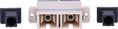 Adapter fibër optike ExtraLink SC UPC Duplex MM, gri