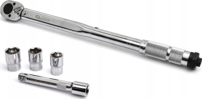 Çelës momenti me goditëse, 1/2", 28–210Nm, set