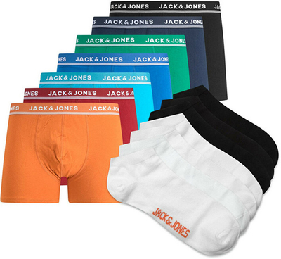 Set Jack&Jones JACDYNASTY, mbathje dhe çorape, shumëngjyrëshe