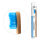 Brushë për të rritur The Humble Co., bambu, me fije të buta, kaltër