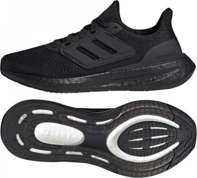 Atlete vrapimi Adidas Pureboost 23, mesh, BOOST, të zeza