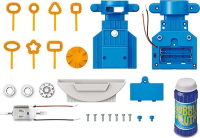 Lodër robotike 4M KidzRobotix Bubble Robot, set ndërtimi, 10cm, blu