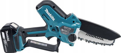 Sharrë zinxhir për krasitje Makita DUC150SF01, 18V, shirit 15 cm, blu