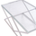 Tavolinë për kafe Holland xham + krom 120×60×45 cm (HM8624.01)
