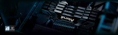 RAM меморија Kingston Fury Renegade, DDR5, 96GB 6400MHz CL32, црна сребрена