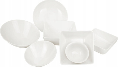 Tas porcelani BANQUET VERLO, 1050 ml, i bardhë