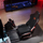 Kokpit garash Diablo Chairs X-Drive, ulëse gaming ergonomike, konstrukt metalik për timon dhe pedale, bardh e zezë