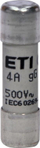 Siguresë ETI CH10, 10x38mm, 4A gG 500V, e bardhë
