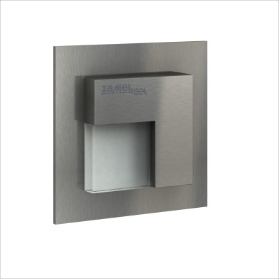 Llambë muri LED Zamel Tico, 14V DC, çelik inox, dritë e bardhë e ftohtë