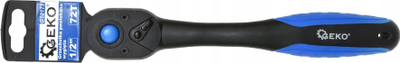 Çelës me klik Geko G10177, 1/2", 72 dhëmbë, i zi