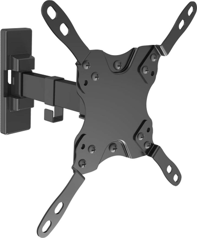 Mbajtëse muri për TV universal VESA, 13"-42", që rrotullohet, i zi