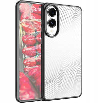 Këllëf telefoni Dux Ducis Aimo për Samsung S25 Edge, TPU dhe PC, i zi