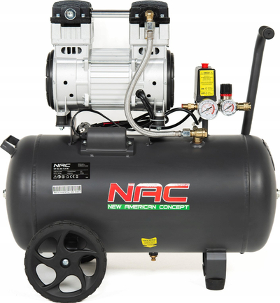 Kompresor ajri NAC pa vaj, 50L, 1500W, i qetë