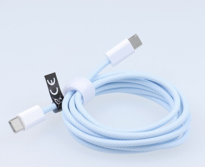 Kabllo USB C në USB C C263, 60W 3A, 1.5m, blu