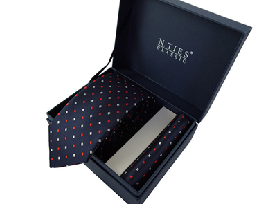 Set N.Ties BKKMMK, kaltër/kuqe, man
