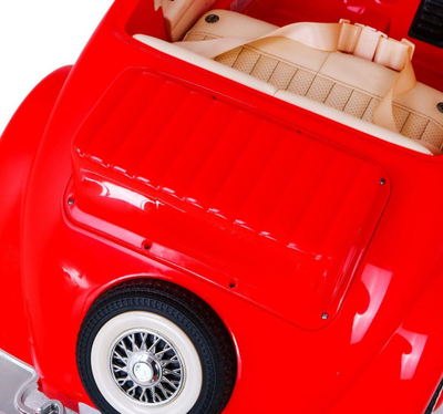 Makina elektrike për fëmijë Mercedes Benz Retro 540A, 4 motorë, deri 100 kg, e kuqe