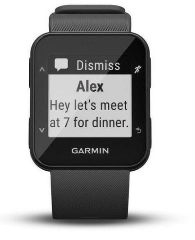 Matës aktiviteti Garmin Forerunner 30 Optic, i zi