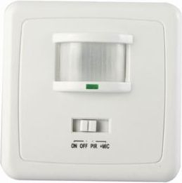 Senzor lëvizjeje dhe zëri për ndriçim, kënd 160°, IP20, 500W