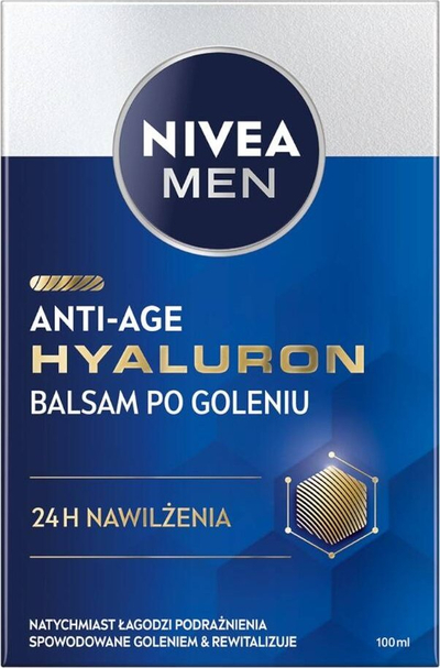 Balsam pas rroje Nivea Hyaluron Men, 100 ml