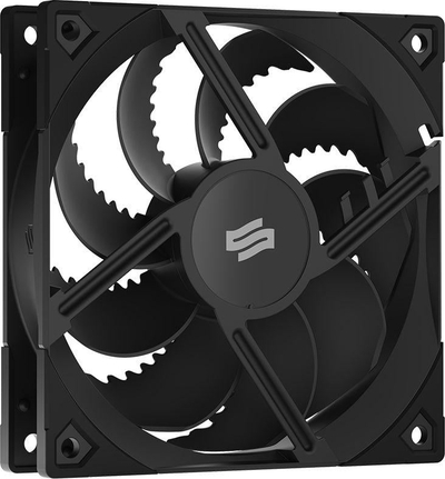 Ventilator ftohës SilentiumPC Fluctus 120 PWM (SPC316), 120mm, i zi