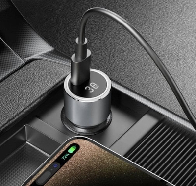 Karikues makine Dudao R14, USB C 30W PD, argjendtë