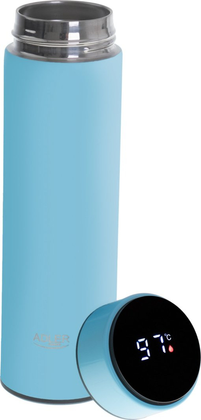 Termos Adler AD 4506, me ekran LED temperature, 473 ml, blu