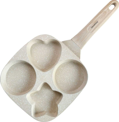 Tigan për palaçinka Klausberg, 36cm, veshje mermeri, bezhë