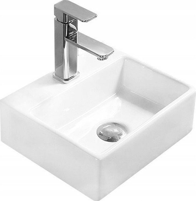 Лавабо countertop Mexen Mini, 33x29 cm, керамика, бело