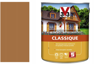 Бејц за дрво V33 Stain Classic, 0.75L, светол даб