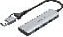 Adapter USB C Tracer 47500 A 5, 4 porta, 2x USB A 3.0, i argjendtë