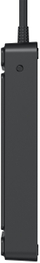 Shirit mbrojtës KEL PS 670S, 6x SCHUKO, USB A dhe USB C, 2.0m, i zi