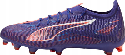 Kopa futbolli Puma Ultra 5 Pro FG AG 107685 01, për bar natyral edhe sintetik, me thumba, vjollcë